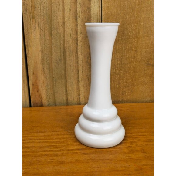 Vintage 6" Randall Milk Glass Beehive Bud Vase - Picture 7 of 8